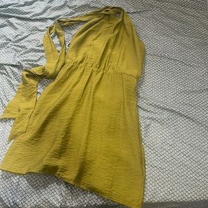 Sage Halter Dress XS